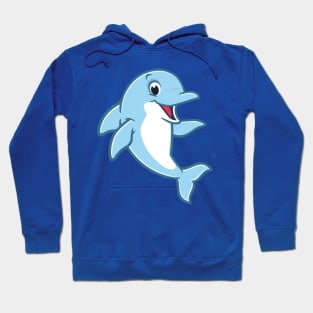 blue dolphin Hoodie